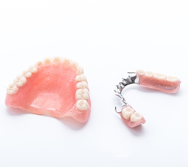 Madison Partial Dentures for Back Teeth
